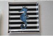 RP06000020 ASSIETTE EN VERRE DE MURANO 21*21 cm