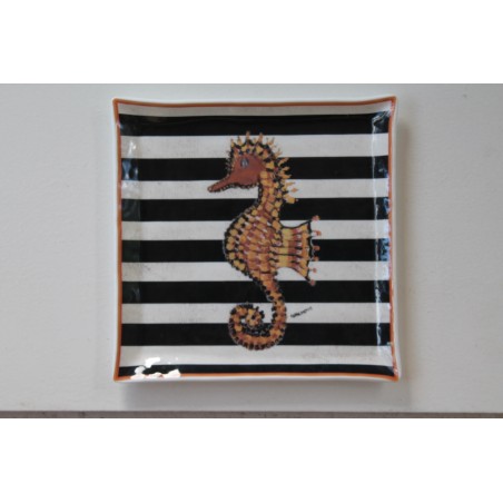 RP06000020 ASSIETTE EN VERRE DE MURANO 21*21 cm
