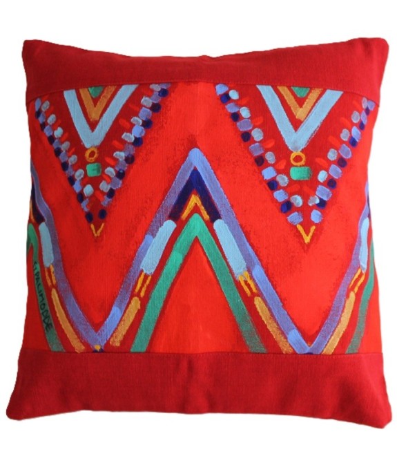 Red indoor cushion, 40*40