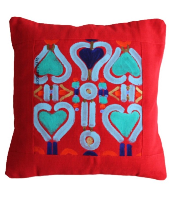 Cuscino rosso da interno, 40*40