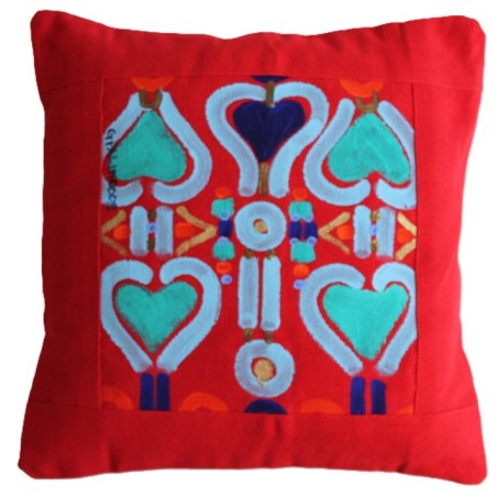 Cojín interior rojo, 40*40