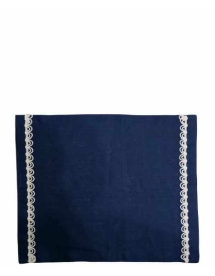 DT06020001 TOVAGLIETTA LINO BLU 40*50 CM