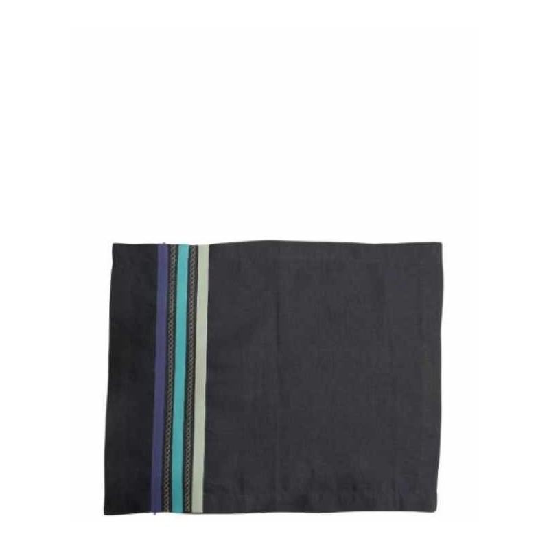 DT06020010 TOVAGLIETTA LINO BLU 40*50 CM