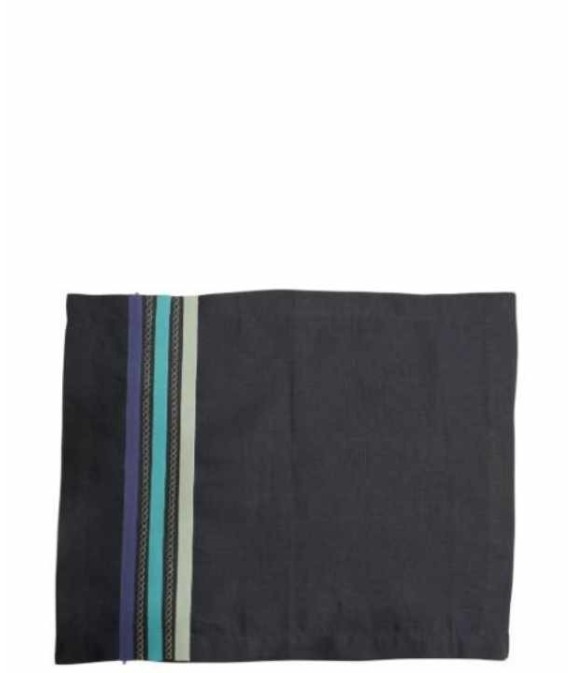 DT06020010 TOVAGLIETTA LINO BLU 40*50 CM