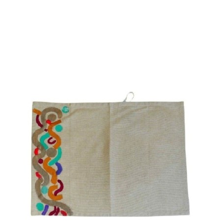 DT06010010 SET DE TABLE PEINT AVEC BRODERIE 40*50 CM