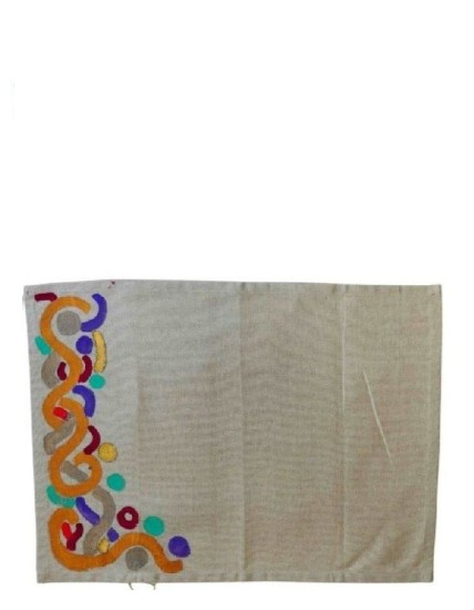 DT06010020 SET DE TABLE PEINT AVEC BRODERIE 40*50 CM