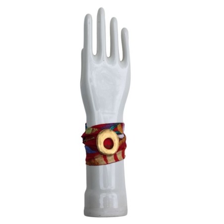 XJ06000001 COLORED SILK BRACELET